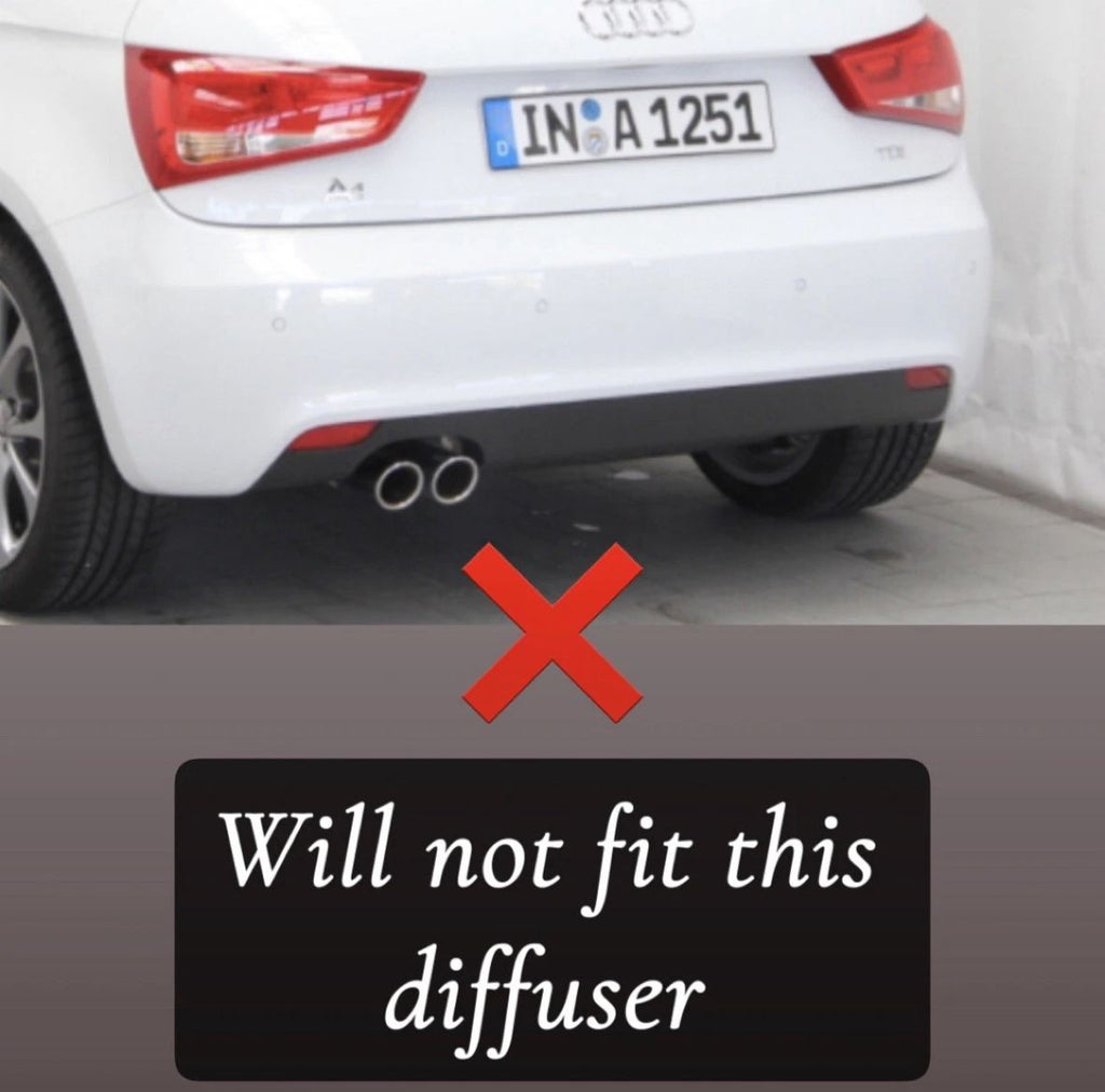 Audi A1 Diffuser Fins